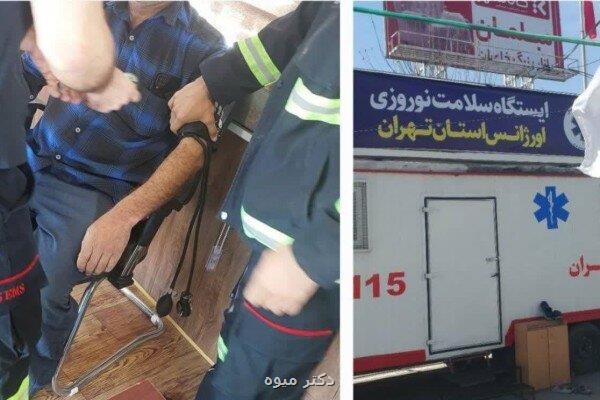 ثبت ۲۶ هزار و ۷۸ مأموریت اورژانس تهران در هفته گذشته